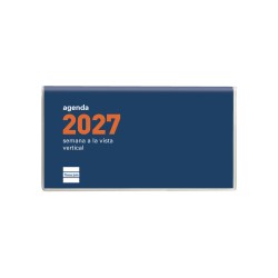 AGENDA CÓCTEL PL1 64X118 SV  AZUL 2027