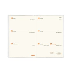 AGENDA CÓCTEL PL3 82X127 SV  AZUL 2027