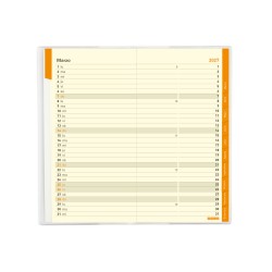 AGENDA CÓCTEL PL4 80X150 MES VISTA AZUL 2027