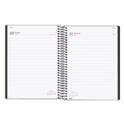 AGENDA ESPIRAL MY E10 155X212 1DP 2027 NEGRO