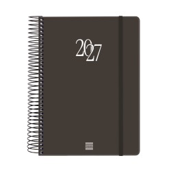 AGENDA ESPIRAL MY E10 155X212 1DP 2027 NEGRO