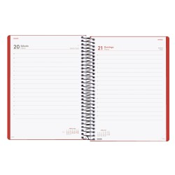 AGENDA ESPIRAL MY E10 155X212 1DP 2027 ROJO