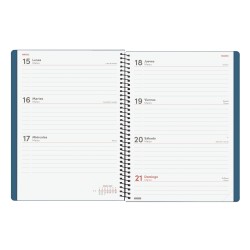 AGENDA ESPIRAL MY E10 155X212 SV 2027 AZUL