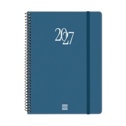 AGENDA ESPIRAL MY E10 155X212 SV 2027 AZUL