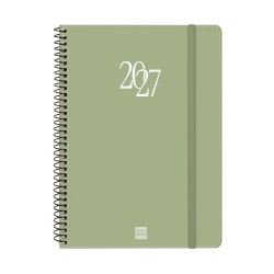 AGENDA ESPIRAL MY E10 155X212 SV 2027 VERDE