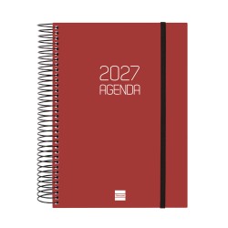 AGENDA OPAQUE E10 155x212 1DP 2027 BURDEOS