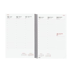 AGENDA OPAQUE E11 165x242 SV VERTICAL 2027 NEGRO