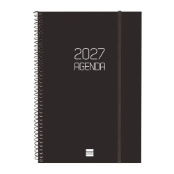 AGENDA OPAQUE E11 165x242 SV VERTICAL 2027 NEGRO