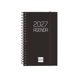 AGENDA OPAQUE E3 79X127 SV 2027 NEGRO