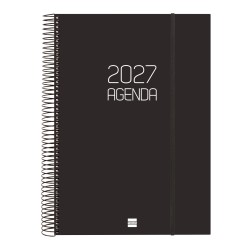 AGENDA OPAQUE E40 210X297 1DP 2027 NEGRO