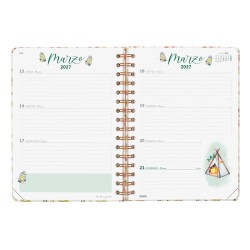 AGENDA THE FLOWER JOURNAL E10 S.VISTA 2027 ROSA