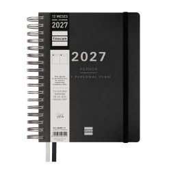 AGENDA TEMPUS 155x212 1DP 2027 NEGRO