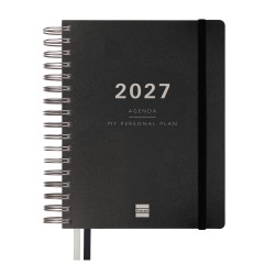 AGENDA TEMPUS 155x212 1DP 2027 NEGRO