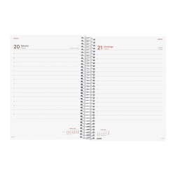 AGENDA YEAR E10 155X212 1DP 2027 ROJO