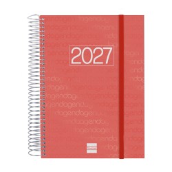 AGENDA YEAR E10 155X212 1DP 2027 ROJO