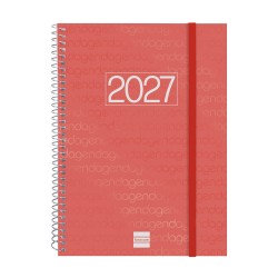 AGENDA YEAR E10 155X212  SV 2027 ROJO