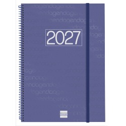 AGENDA YEAR E40 210X297 SV HORIZ. 2027 AZUL