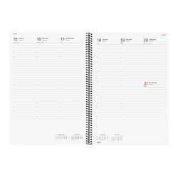 AGENDA YEAR E40 210X297 SV VERT.  2027 NEGRO