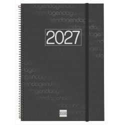 AGENDA YEAR E40 210X297 SV VERT.  2027 NEGRO