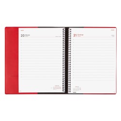 AGENDA DUOBAND E10 155X212  1DP 2027 ROJO