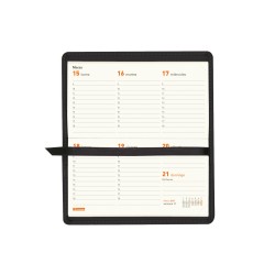 AGENDA IBIS PL1 64X118 SVV NEGRO 2027