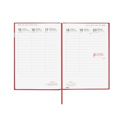 AGENDA PORTO Y10 140X204 SV 2027 ROJO