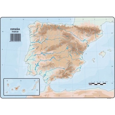 Mapas Espana Fisico