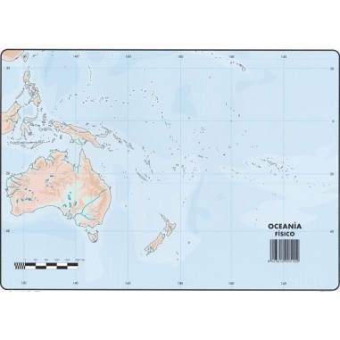 Mapas Oceania Fisico