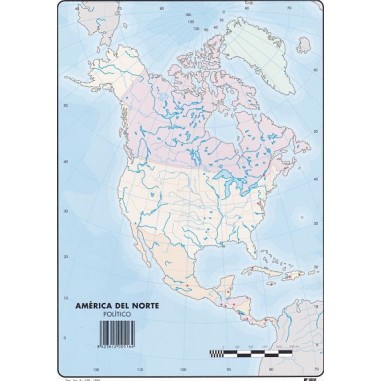 Mapas America del Norte Politico