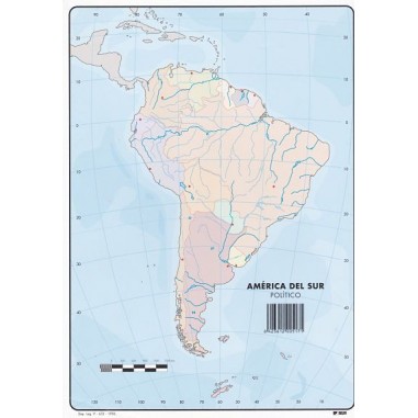 Mapas América del Sur Político